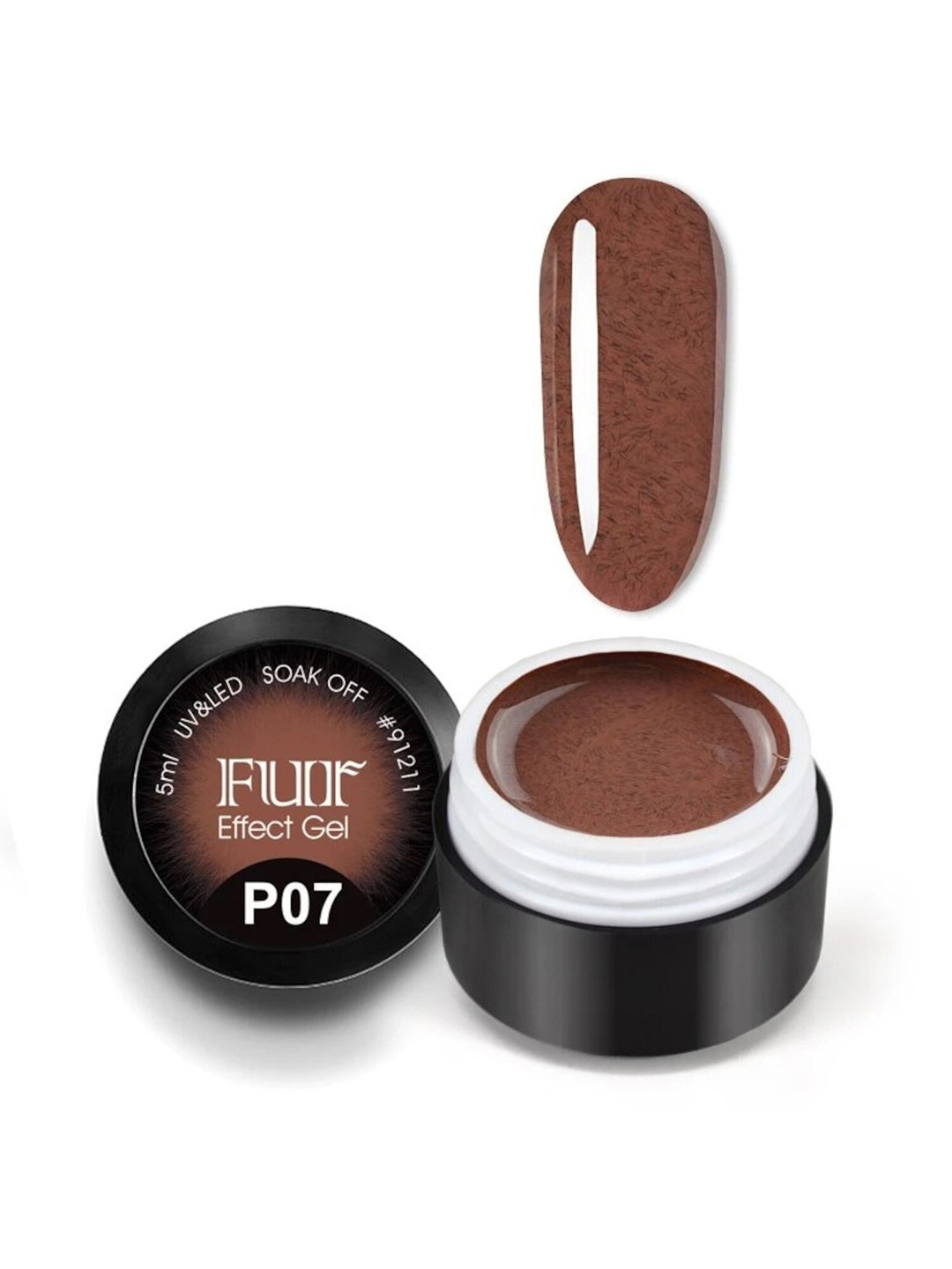 VENALISA Fur Effect Japan Sugar Glitter UV Gel Nail Polish 5 ml - P07