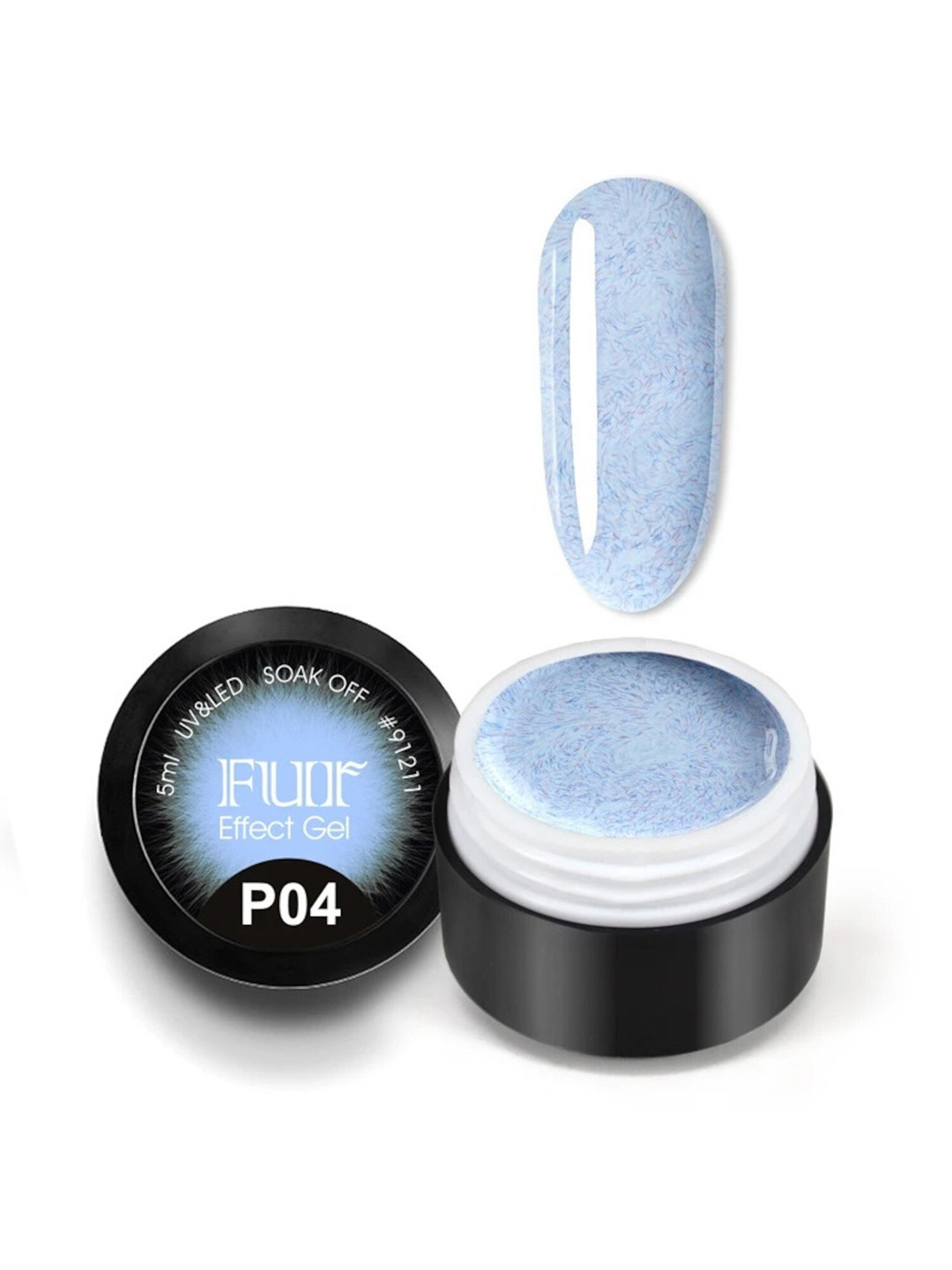 VENALISA Soak Off UV & LED Fur Effect Japan Sugar Glitter Gel Nail Polish 5 ml - Shade P04