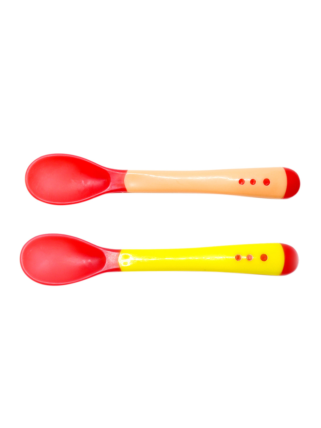 The Little Lookers Red Set of 2 Silicone Tip Heat Sensitive Spoons