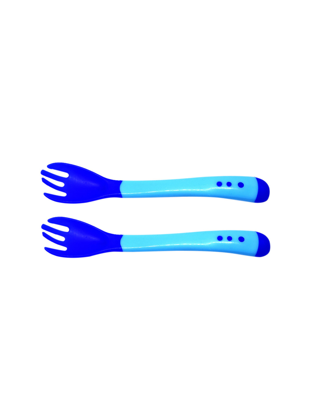 The Little Lookers Blue Set of 2 Silicone Tip Heat Sensitive Fork