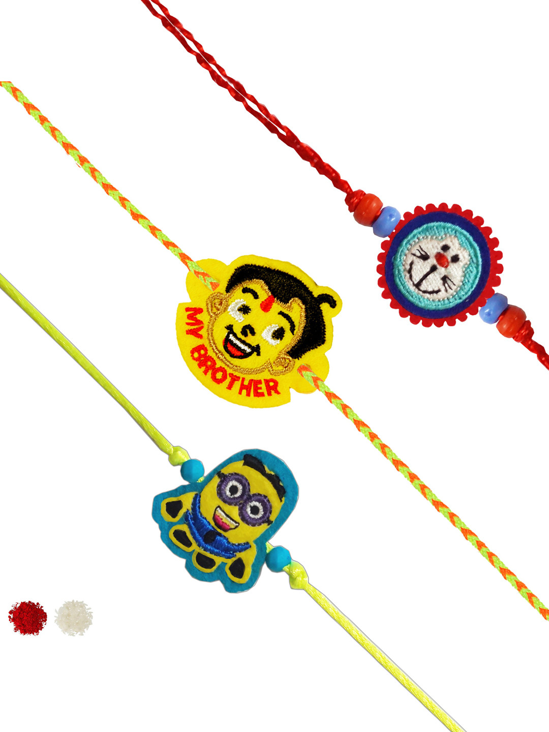 MASQ Set of 3 Blue Chota Bheem Rakhi