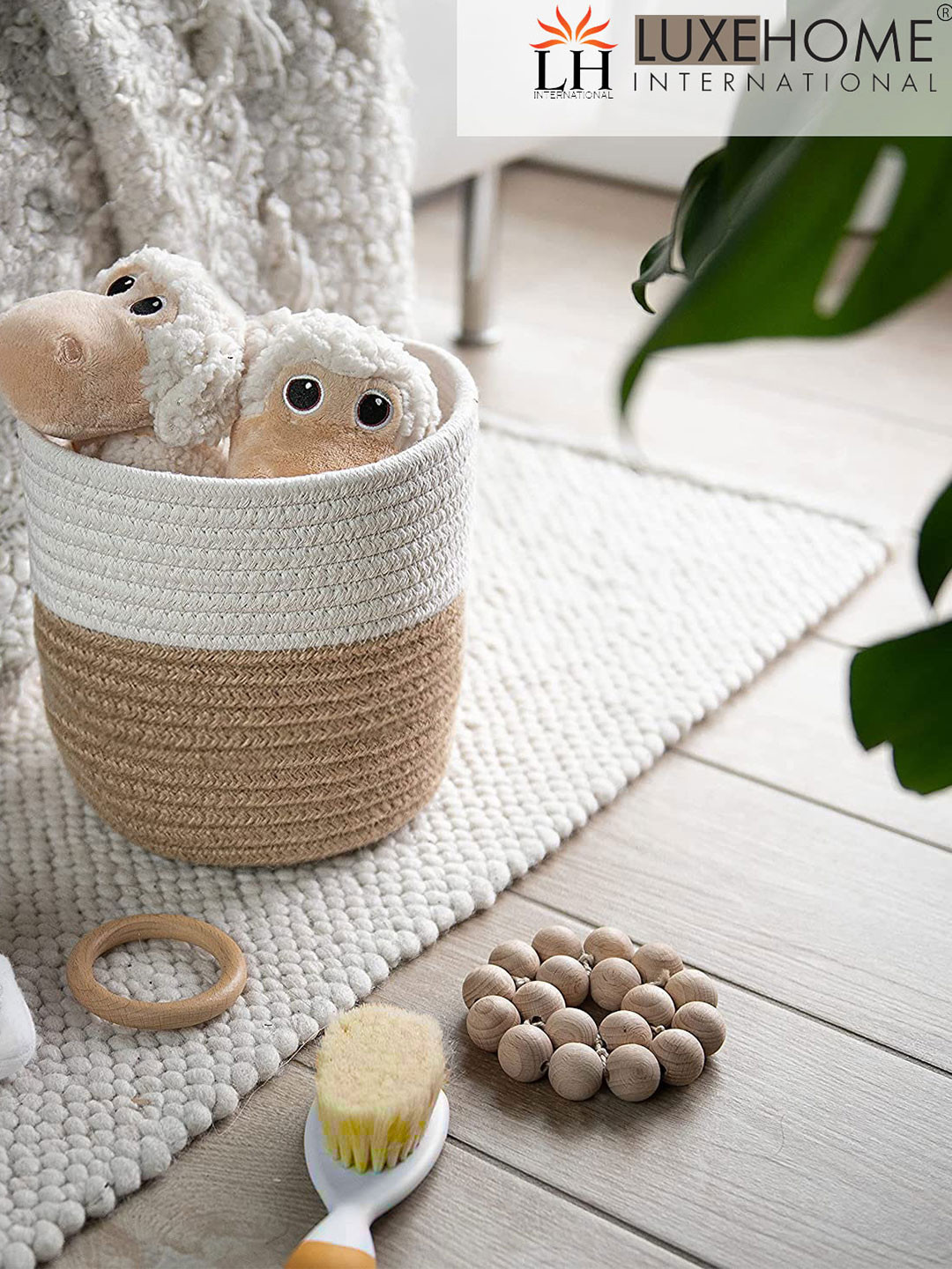 LUXEHOME INTERNATIONAL Unisex White Organisers