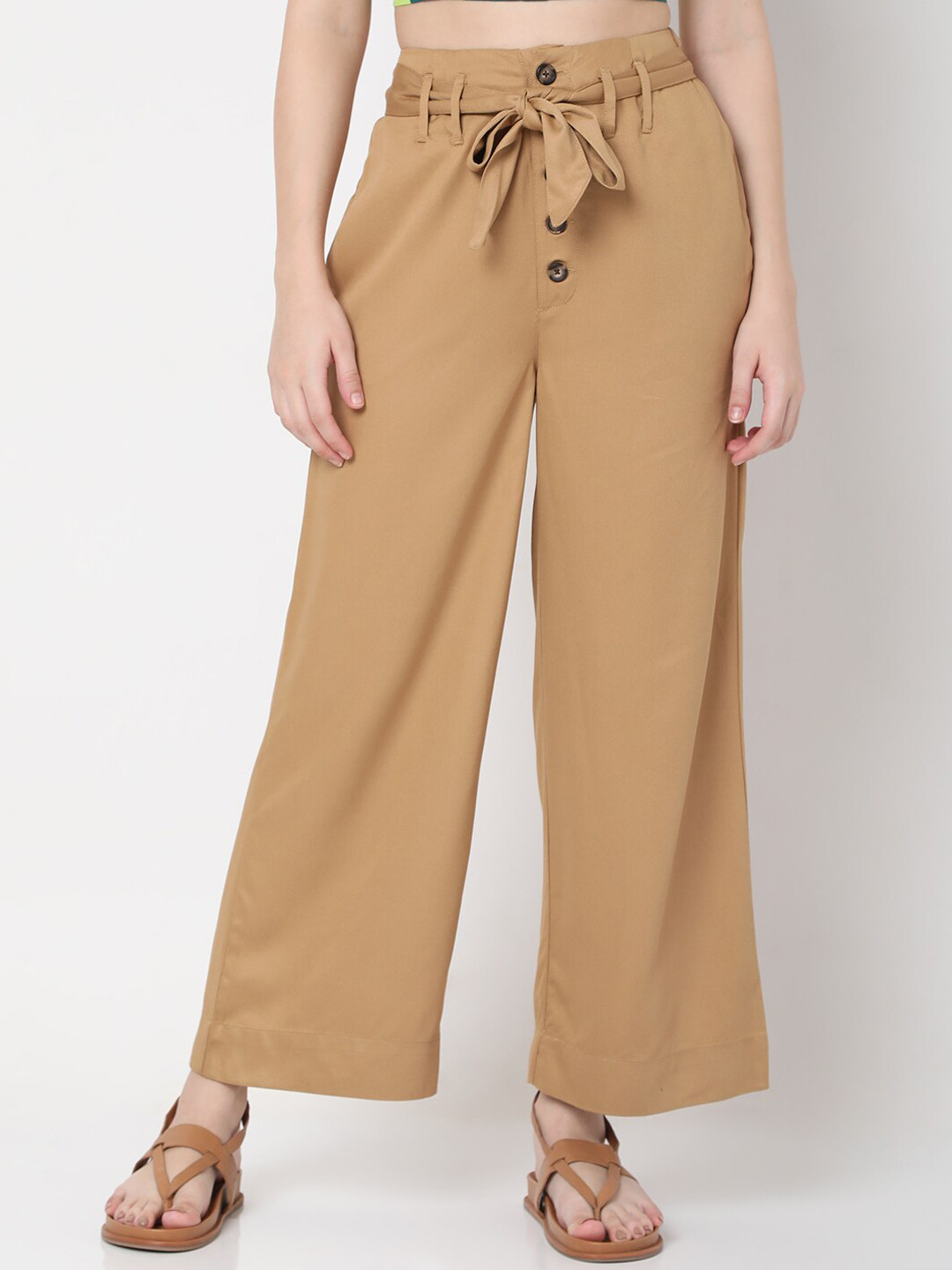 Vero Moda Women Brown Trousers
