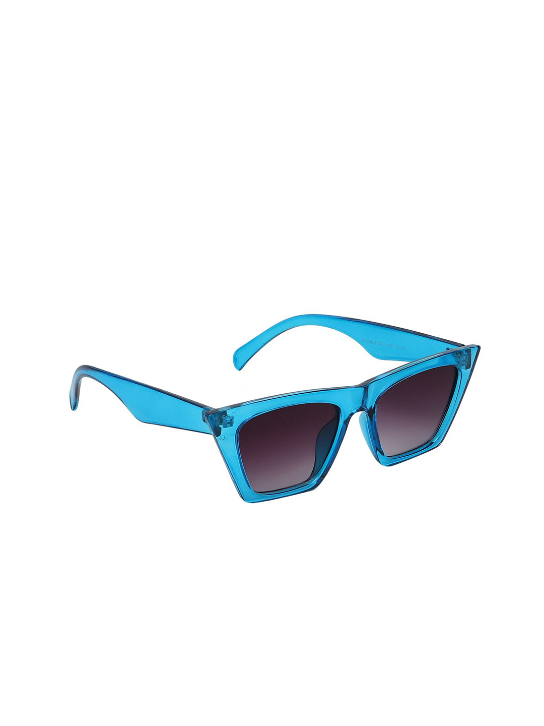 GARTH Unisex Black Lens & Blue Square Sunglasses with UV Protected Lens GRT_CANDY_BS_BLU