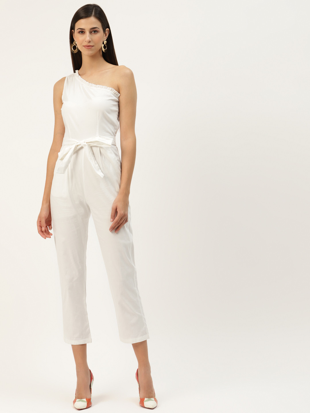 BRINNS Off White Basic Jumpsuit