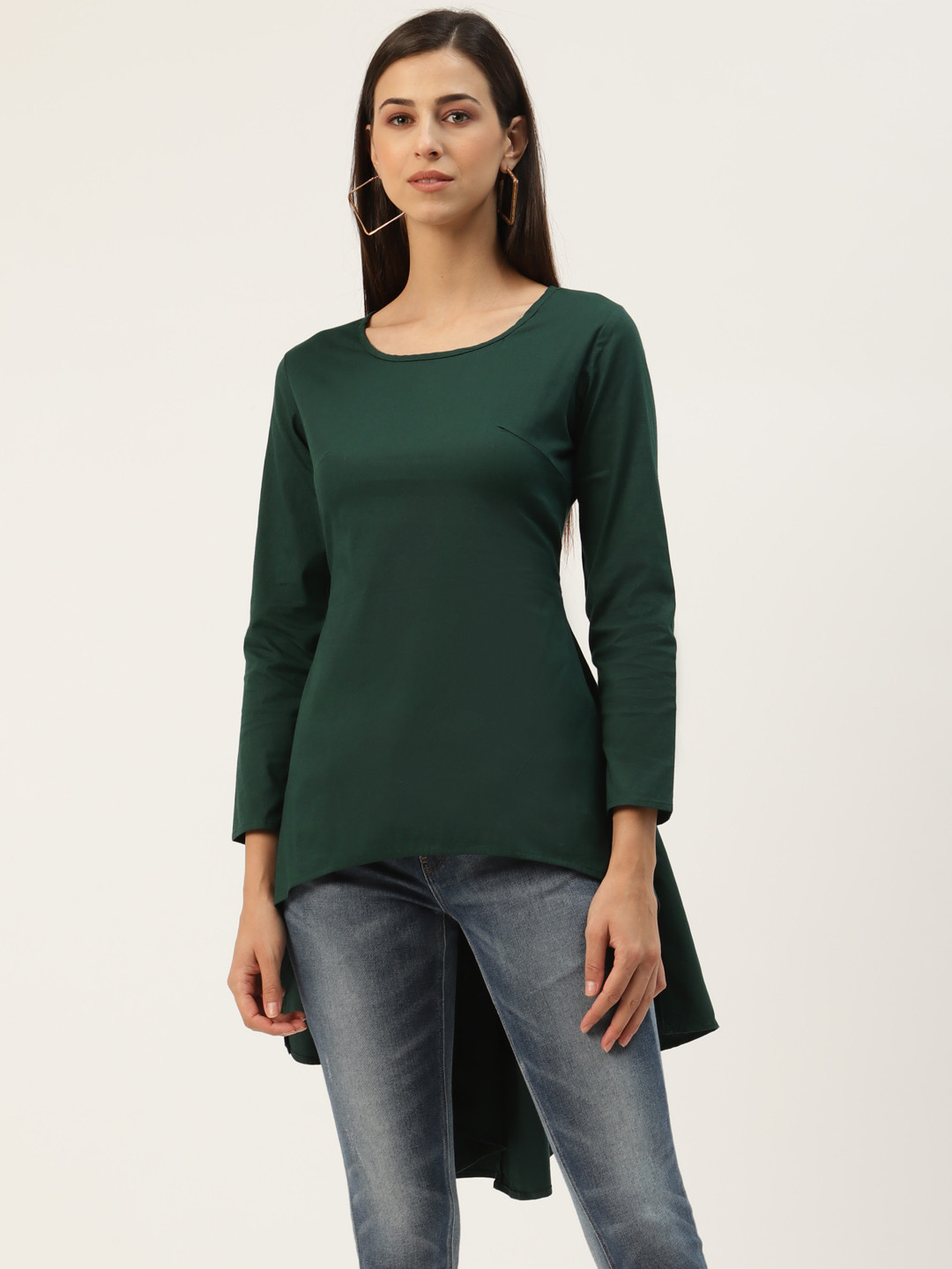 BRINNS Green High-Low Top