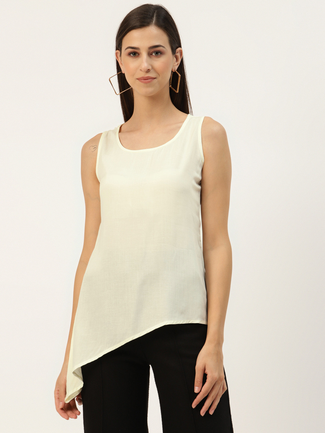 BRINNS White Solid Top