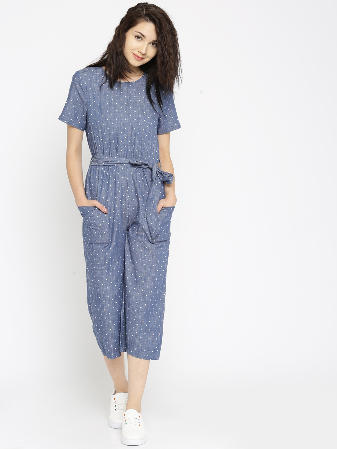 vero moda polka dot jumpsuit