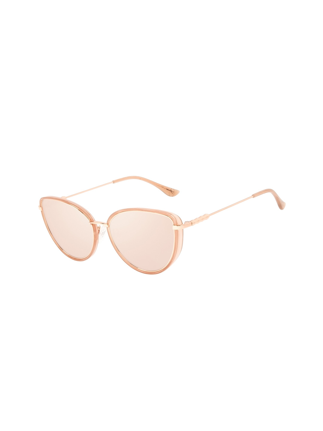 Chilli Beans Women Beige Lens & Rose Frame Cat Eye Sunglasses OCCL32982395