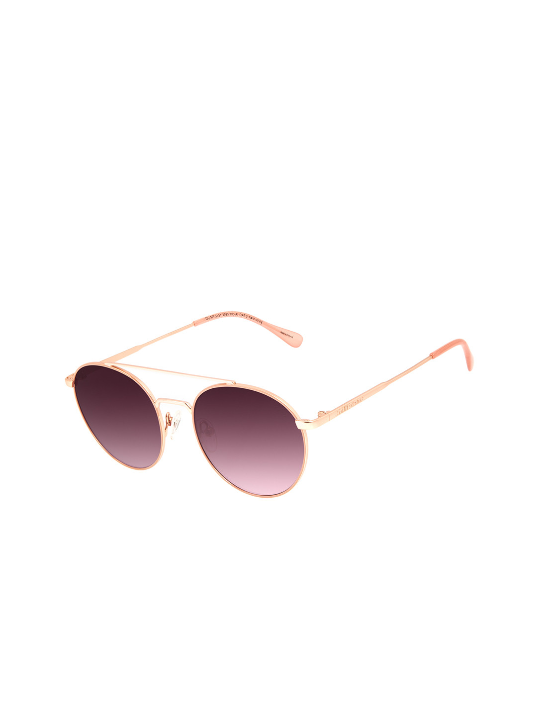 Chilli Beans Purple Lens & Rose Gold-Toned Sunglasses UV Protected Lens OCMT31312095