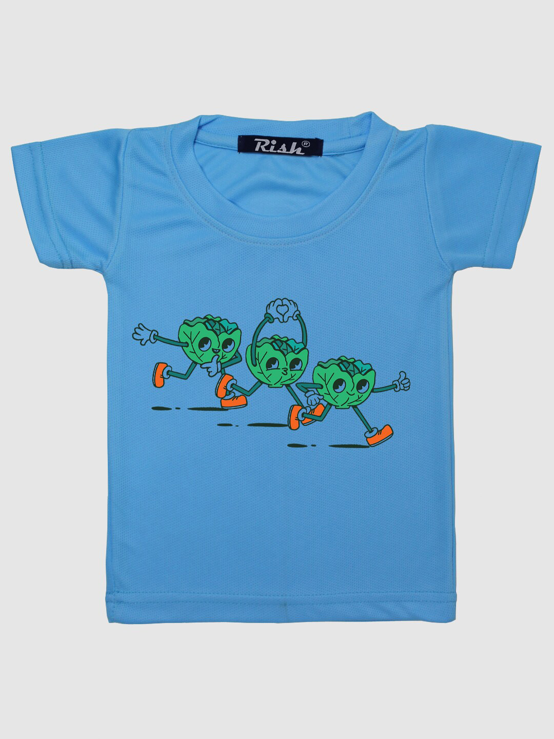 RISH Kids Blue Lettuce Printed T-shirt