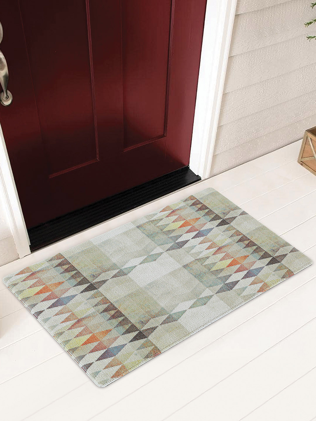 OBSESSIONS Brown & Beige Outdoor Mat