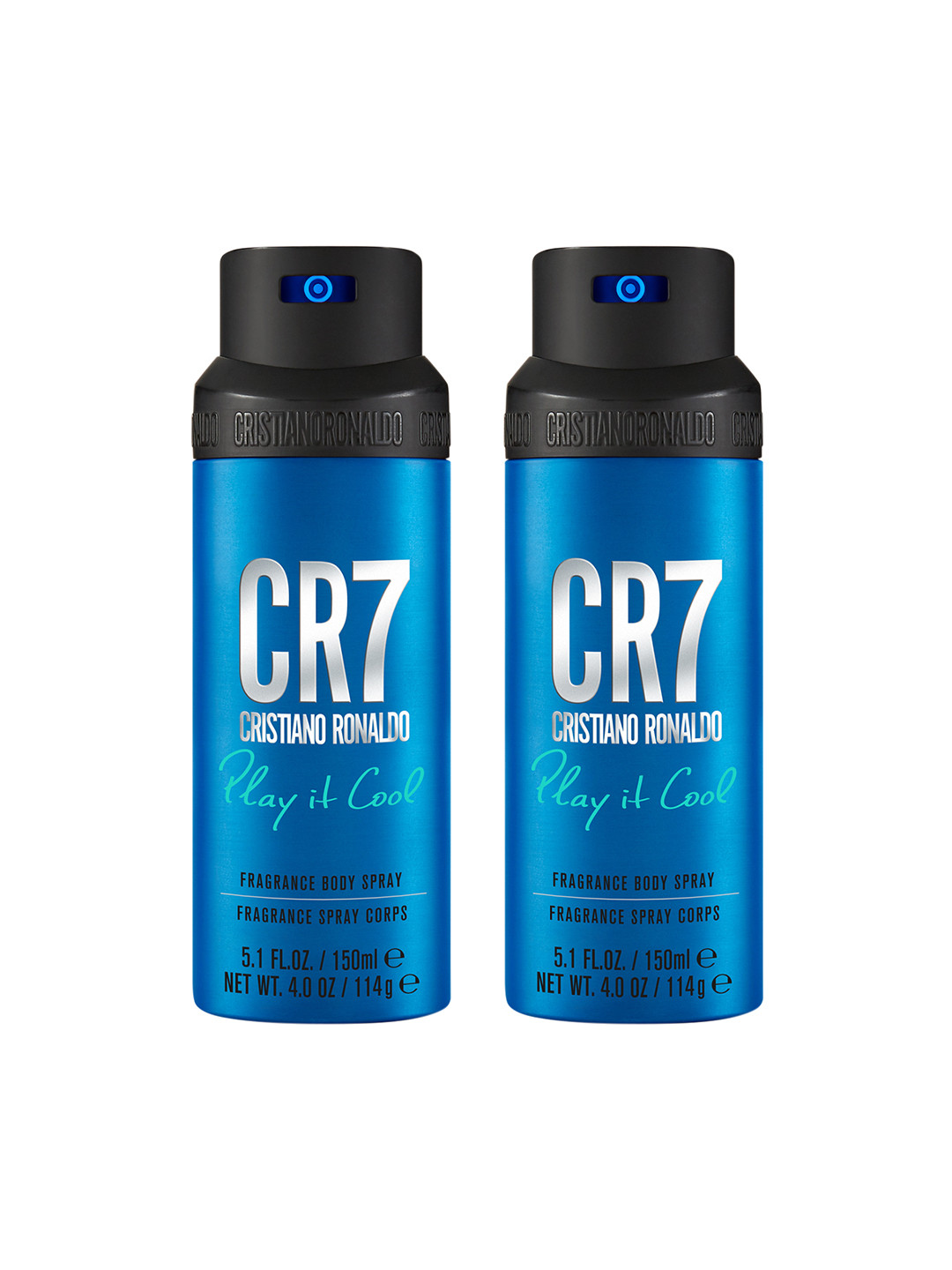 CRISTIANO RONALDO Men Set Of 2 CR7 Play It Cool Body Spray