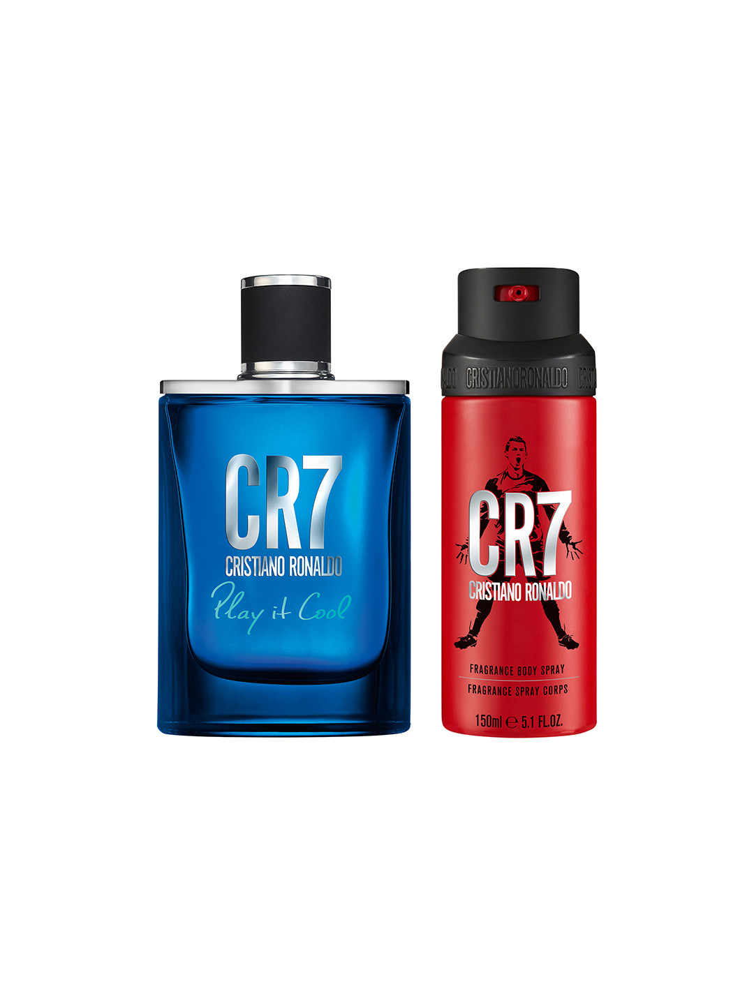 CRISTIANO RONALDO Men Set Of 2 CR7 Play it Cool Eau de Toilette & CR7 Body Spray