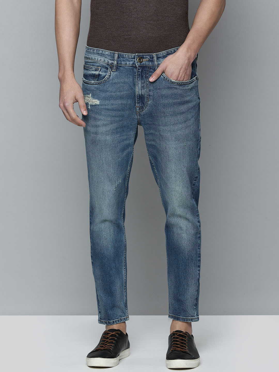 Flying Machine MJ Mankle Slim Fit Stone Wash Jeans