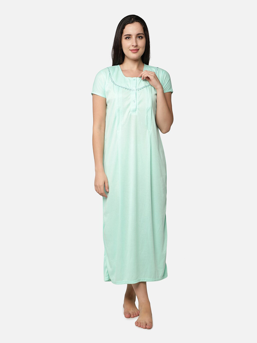 Be You Green Maxi Nightdress