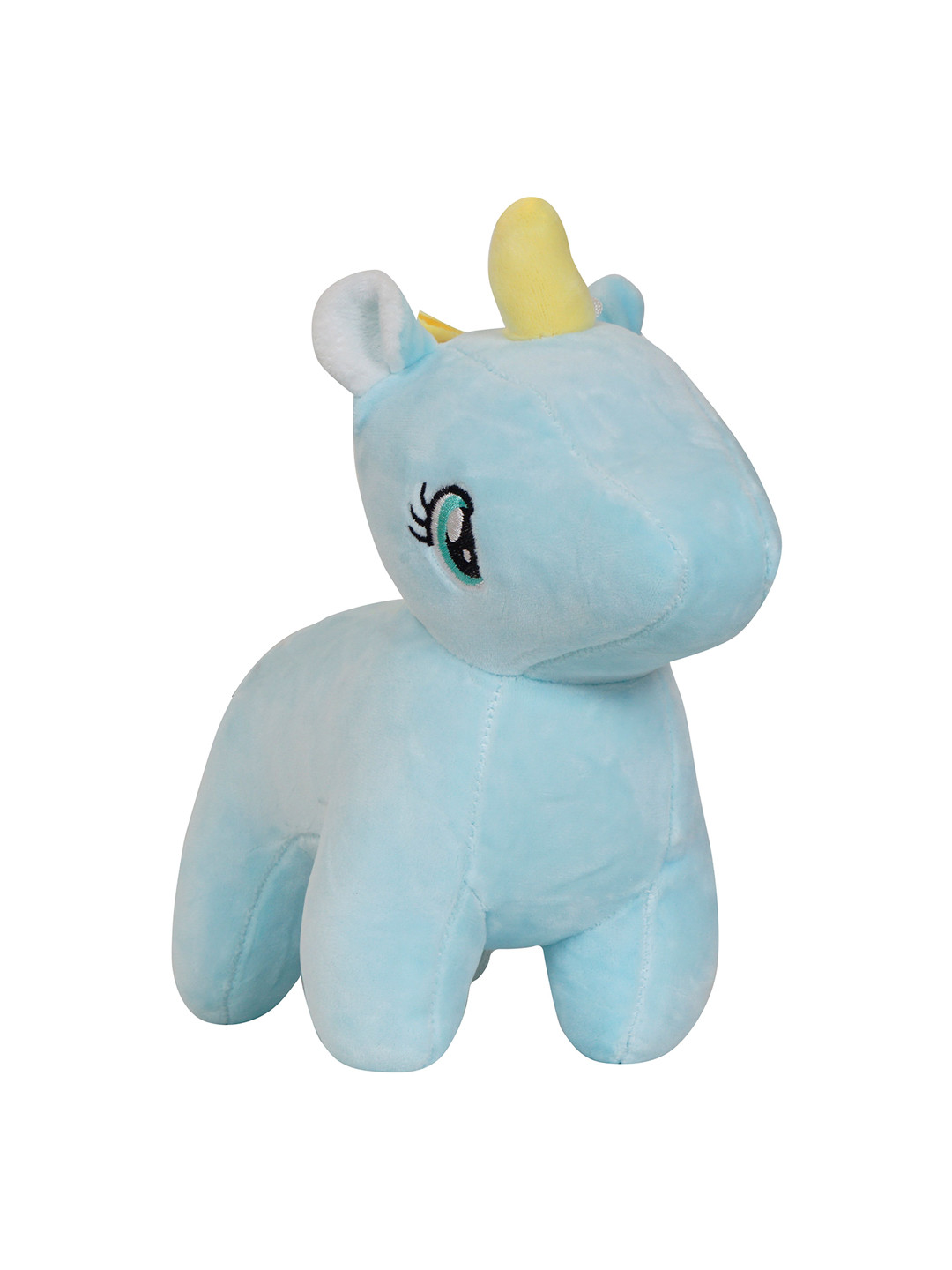 Ultra Blue & Yellow Soft Unicorn Toy