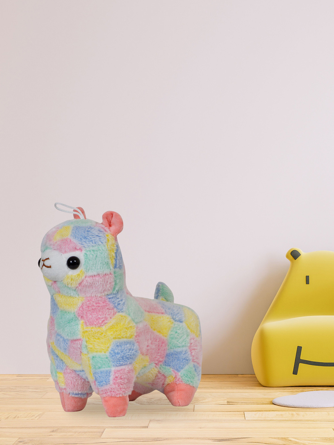 Ultra Kids  Blue, Pink, Yellow Llama Soft Toy