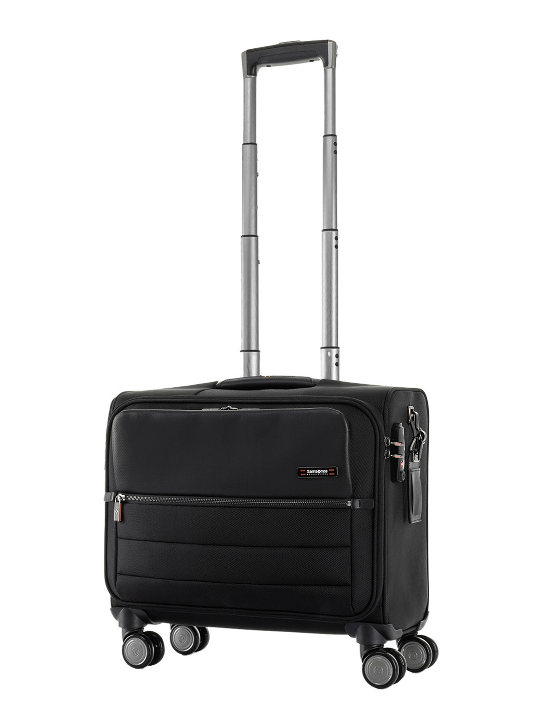 Samsonite Veron II Black Solid Cabin Trolley Bag