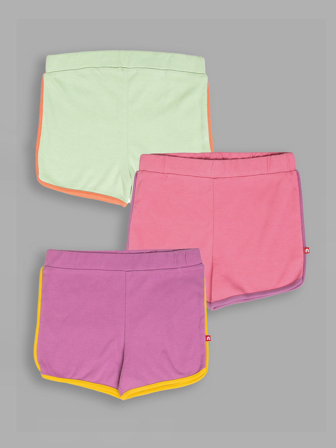 Nino Bambino Girls Lime Green Sports Shorts