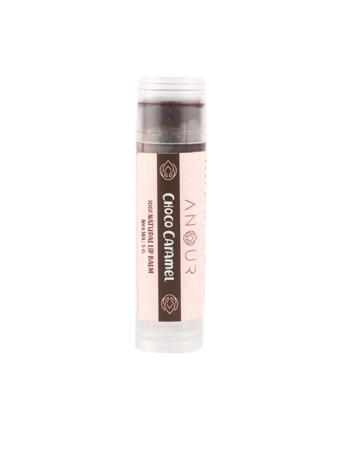ANOUR Choco Caramel Lip Balm with Shea & Cocoa Butter for Chapped & Dry Lips - 5g