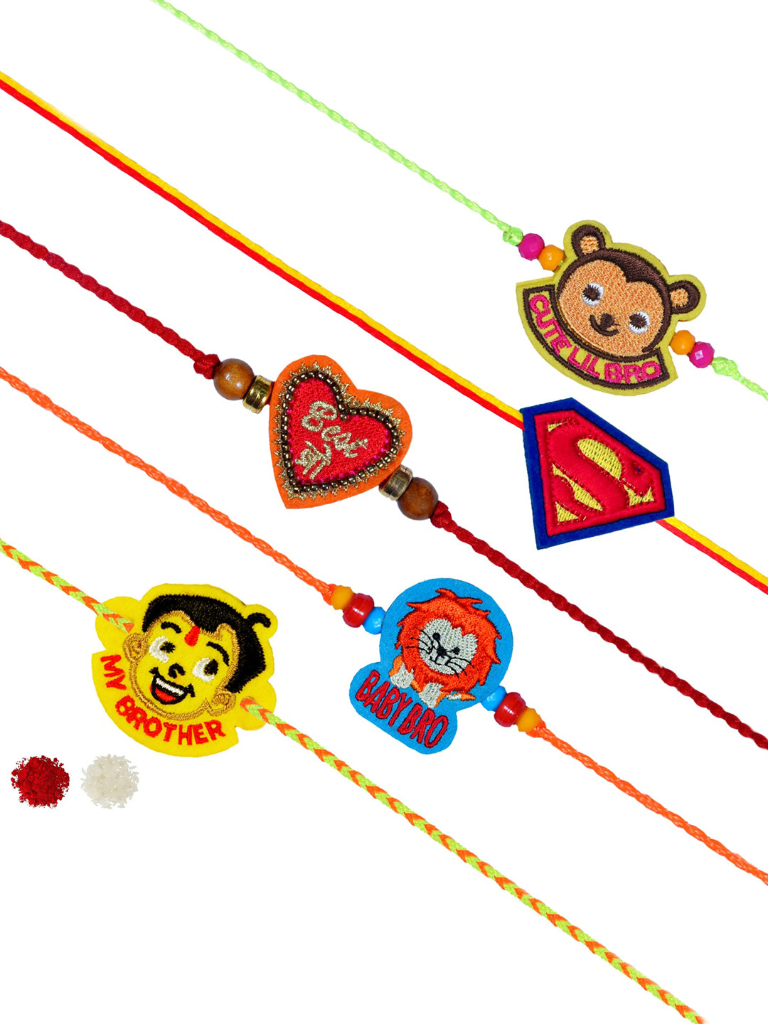 MASQ Pack Of 5 Beaded Rakhi
