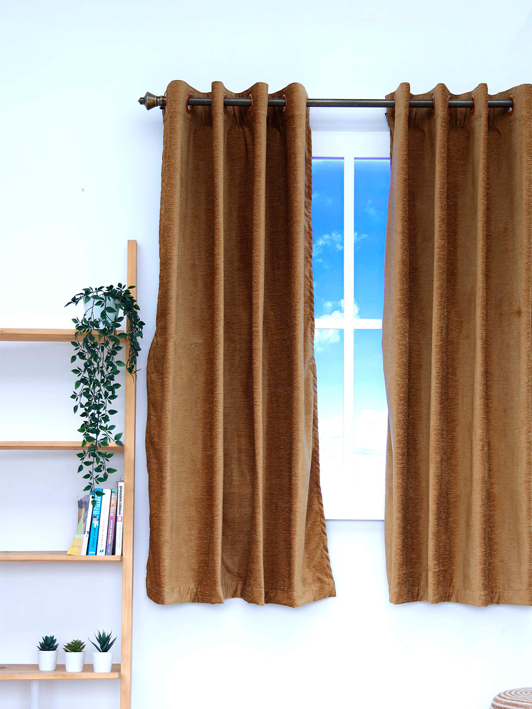 Ariana Tan Black Out Window Curtain
