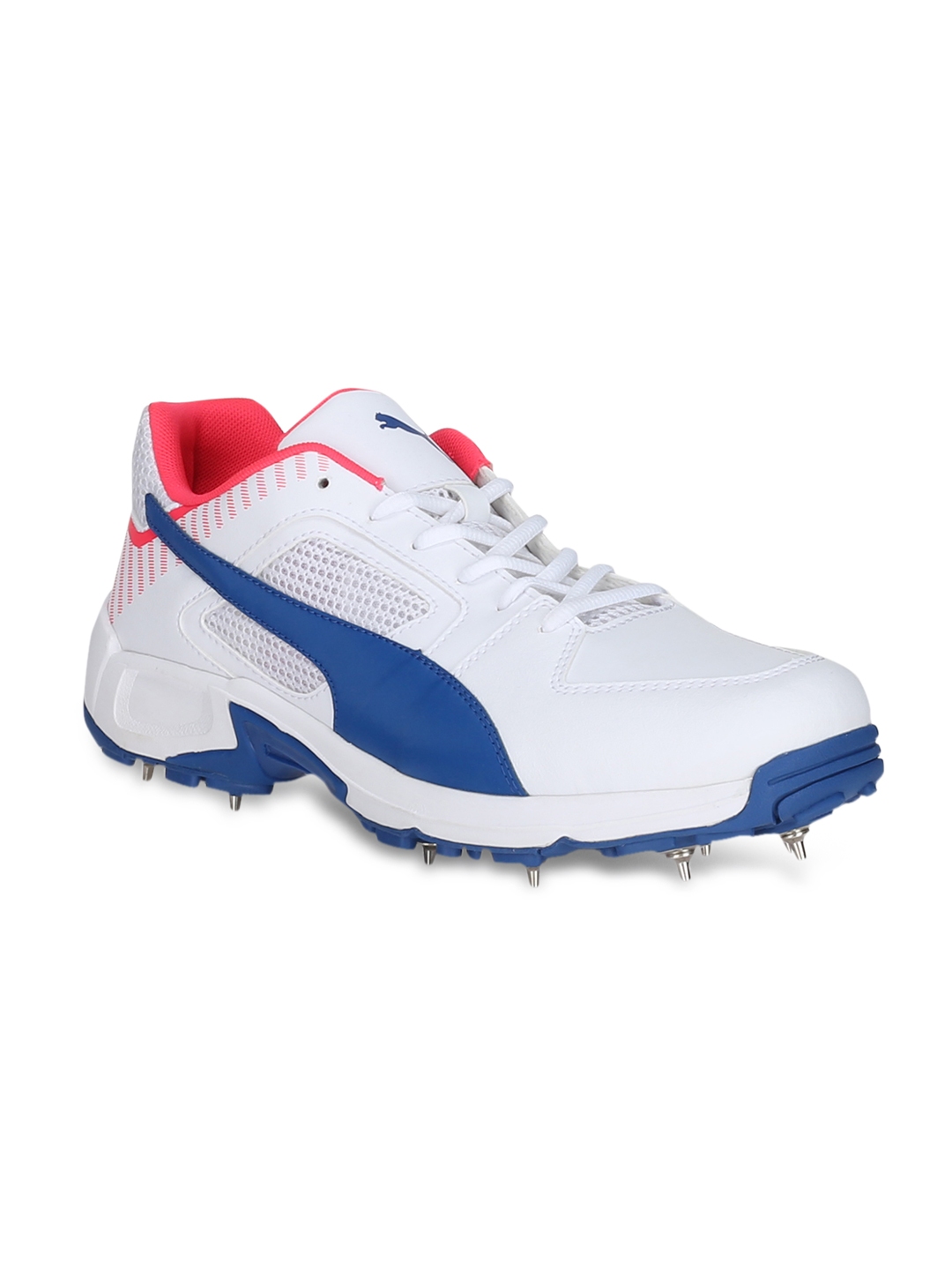 Buy Puma Men White Team Full Spike Cricket Shoes Sports Shoes