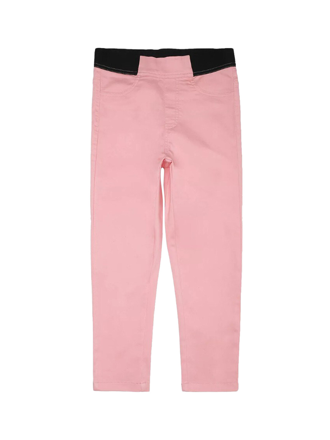 Marks & Spencer Women Pink High-Rise Trousers