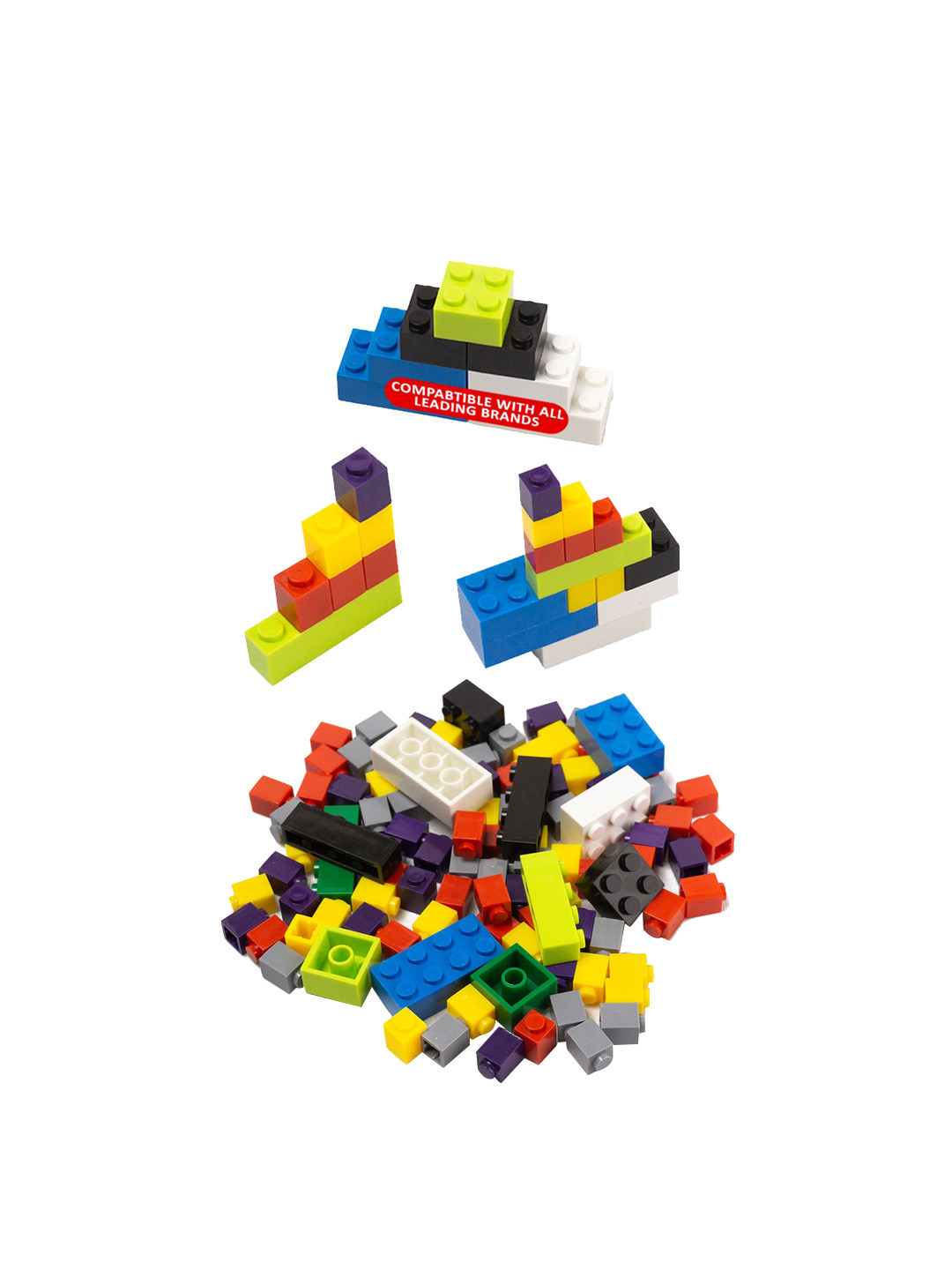 WEMBLEY Kids Multi-Coloured Brick Play Set