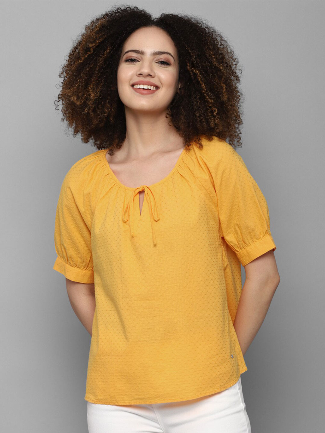 Allen Solly Woman Yellow Tunic