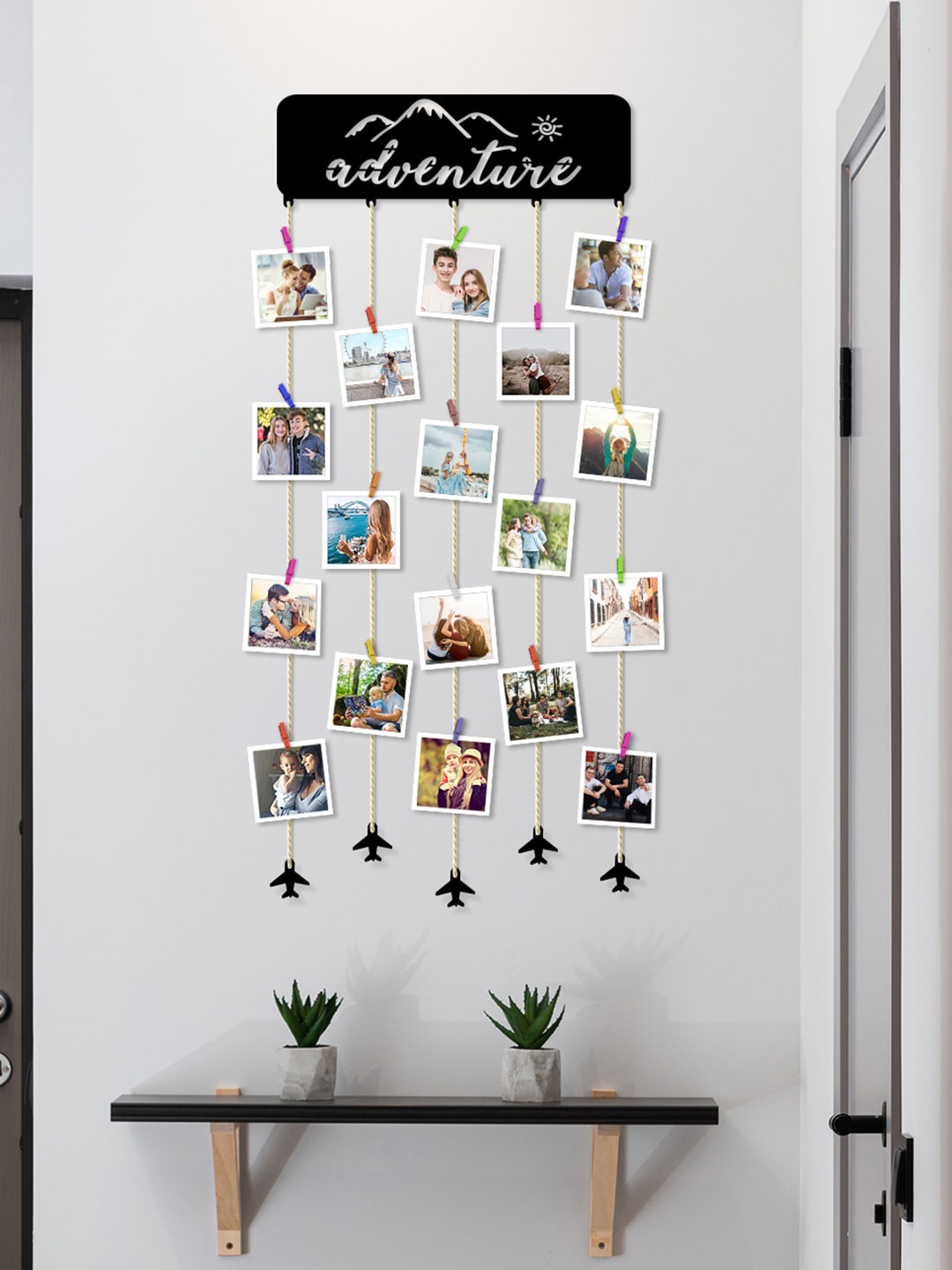 Art Street Adventure Theme MDF Matte Hanging Hall Tapestries & Macrame-44In