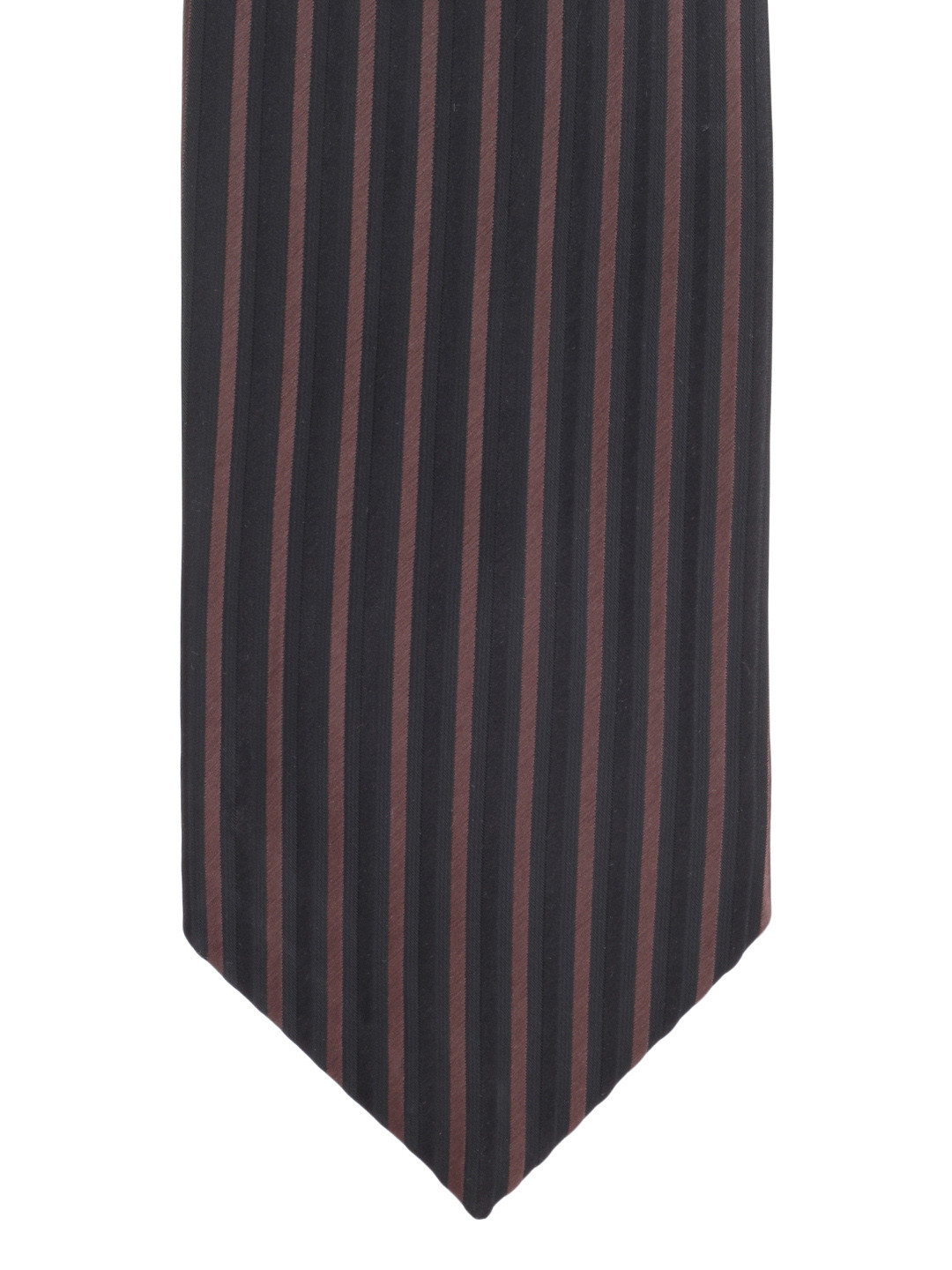 Alvaro Castagnino Black & Brown Striped Tie