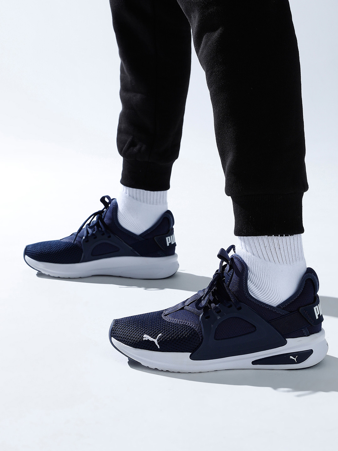 Puma Unisex Navy Blue Softride Enzo Evo Running Shoes