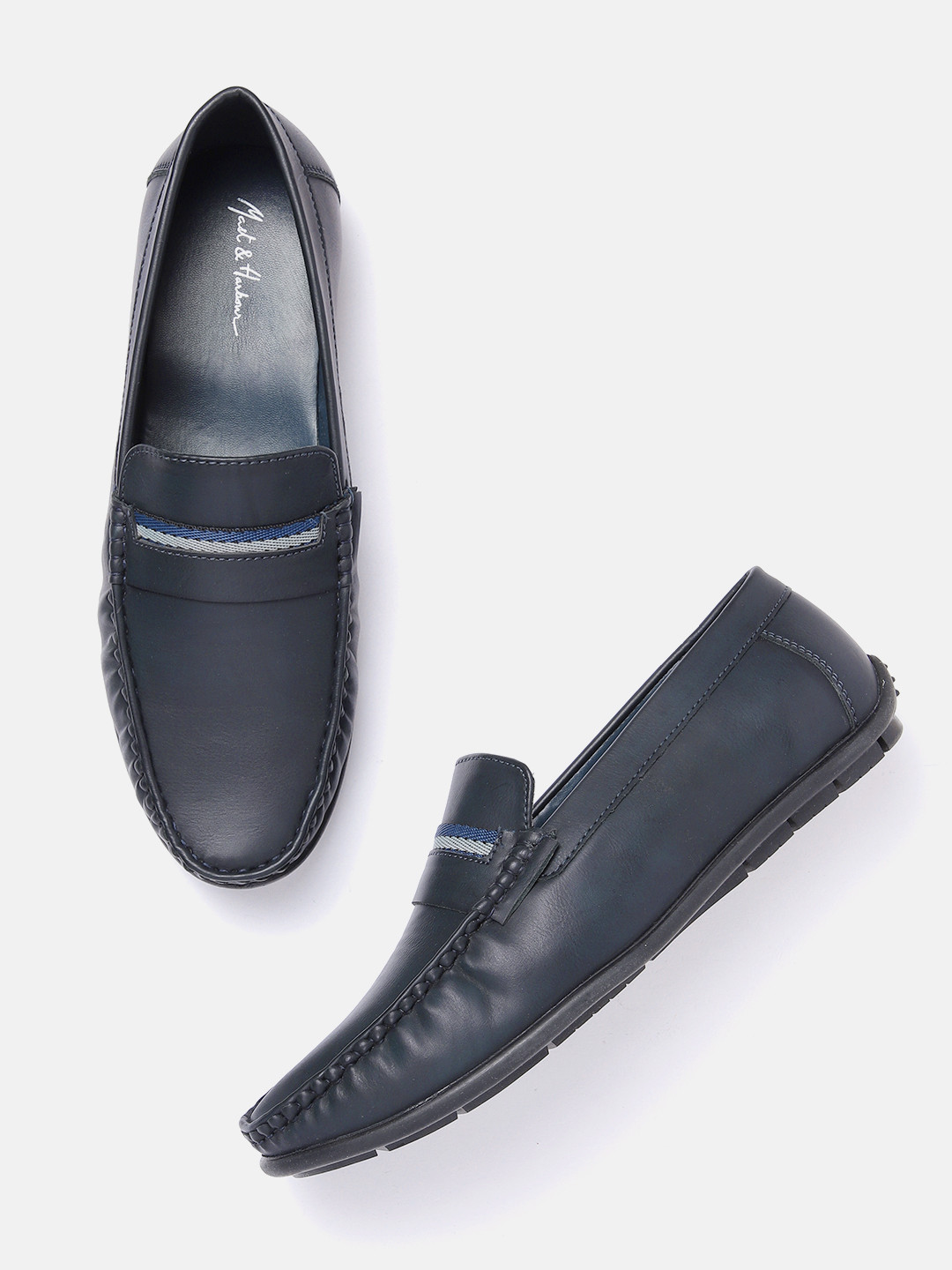 Mast & Harbour Men Round Toe Loafers