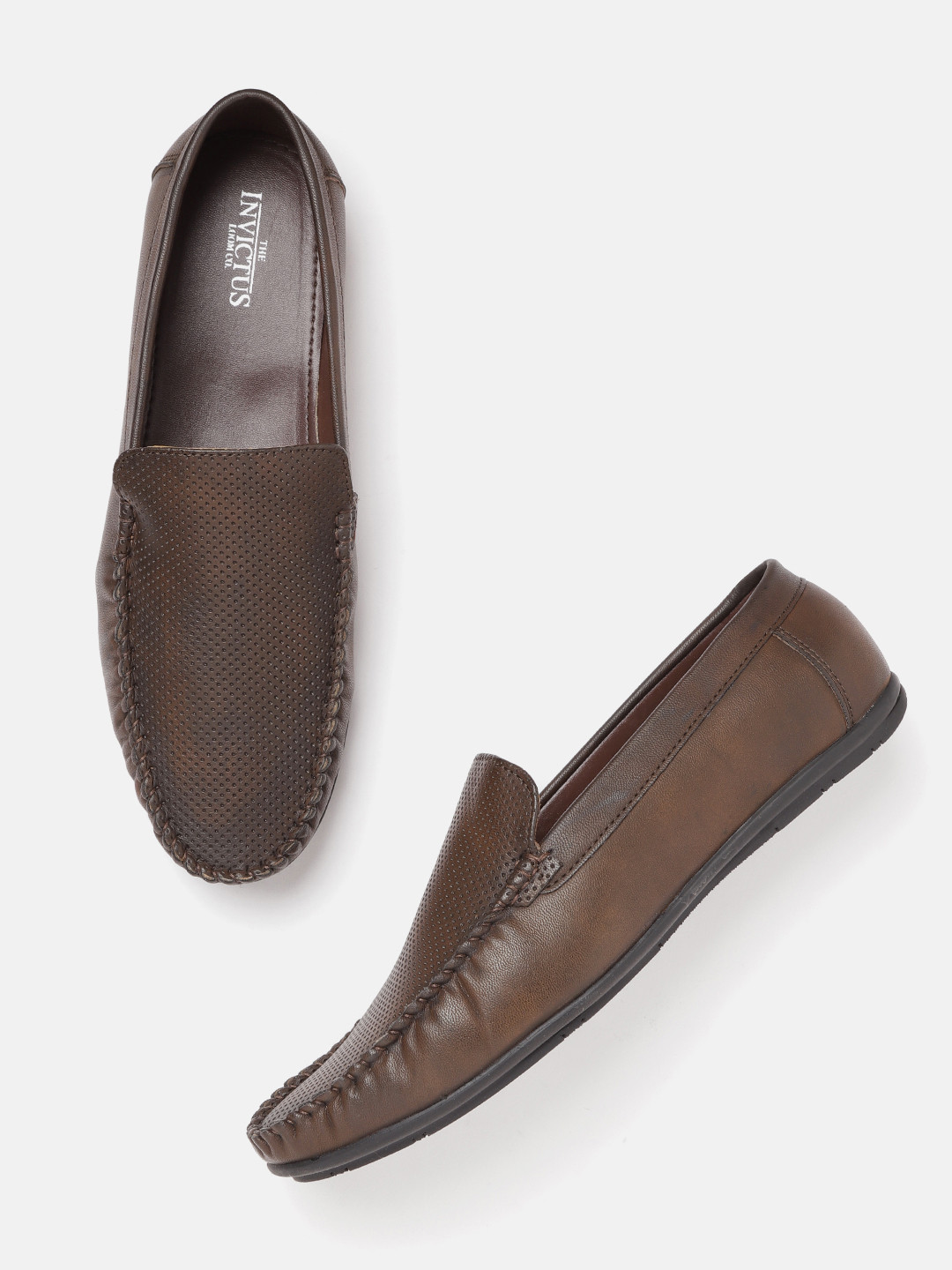 INVICTUS Men Perforated Loafers