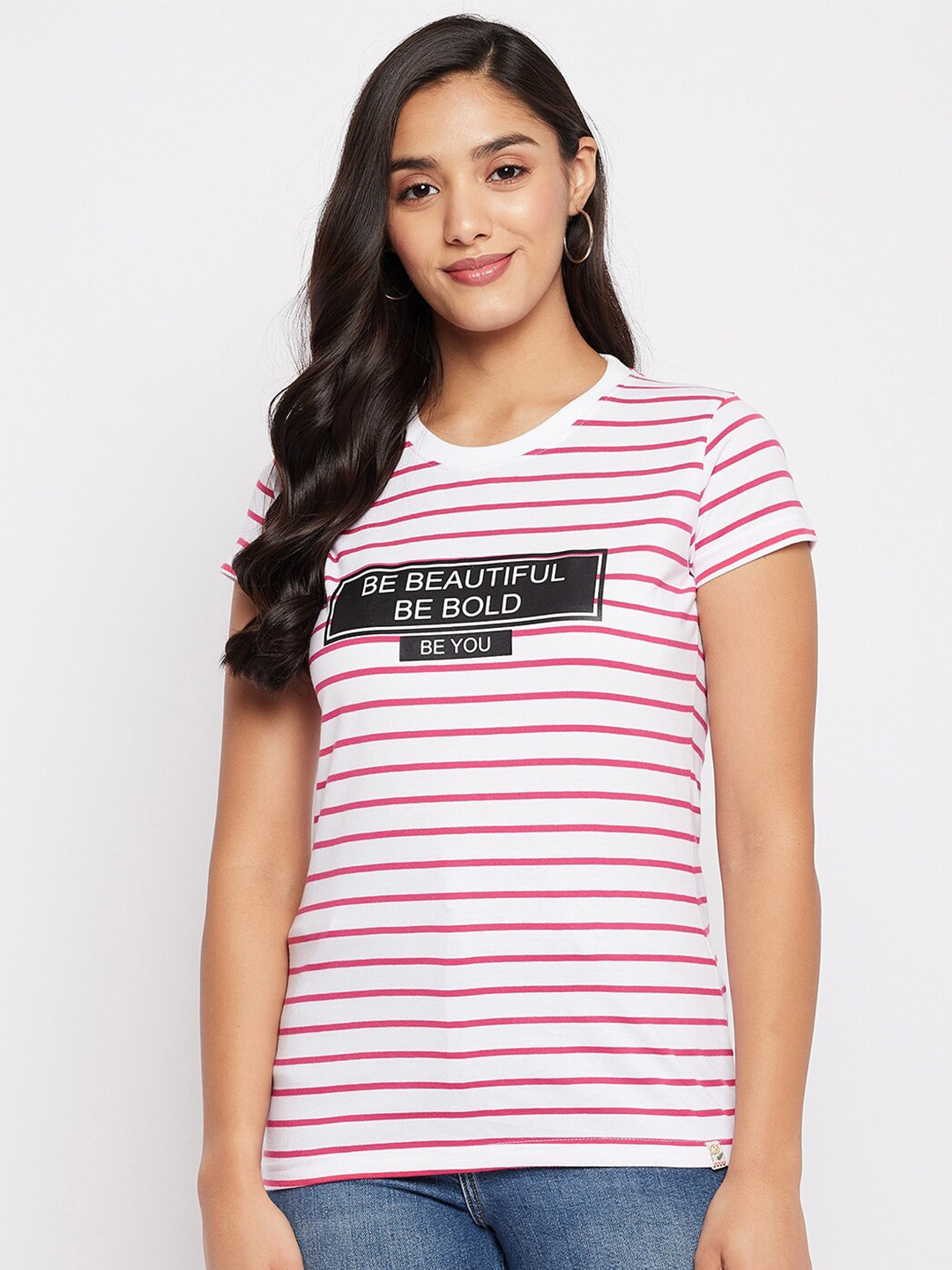 Duke White & Red Striped Regular op