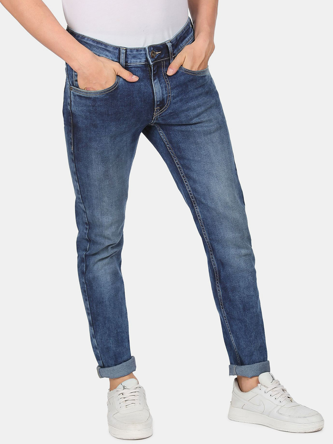 Flying Machine Jackson Skinny Fit Stone Washed Jeans
