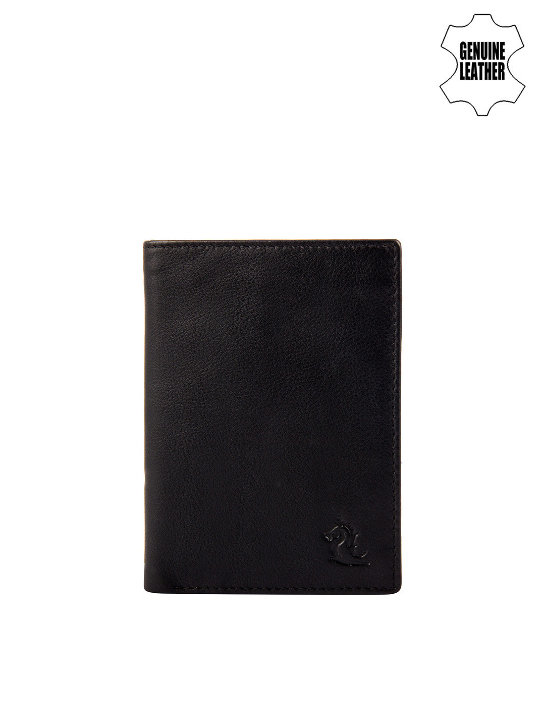 Kara Men Black Genuine Leather Card Holder
