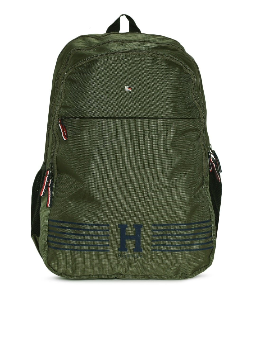 Tommy hilfiger olive green backpack 2025