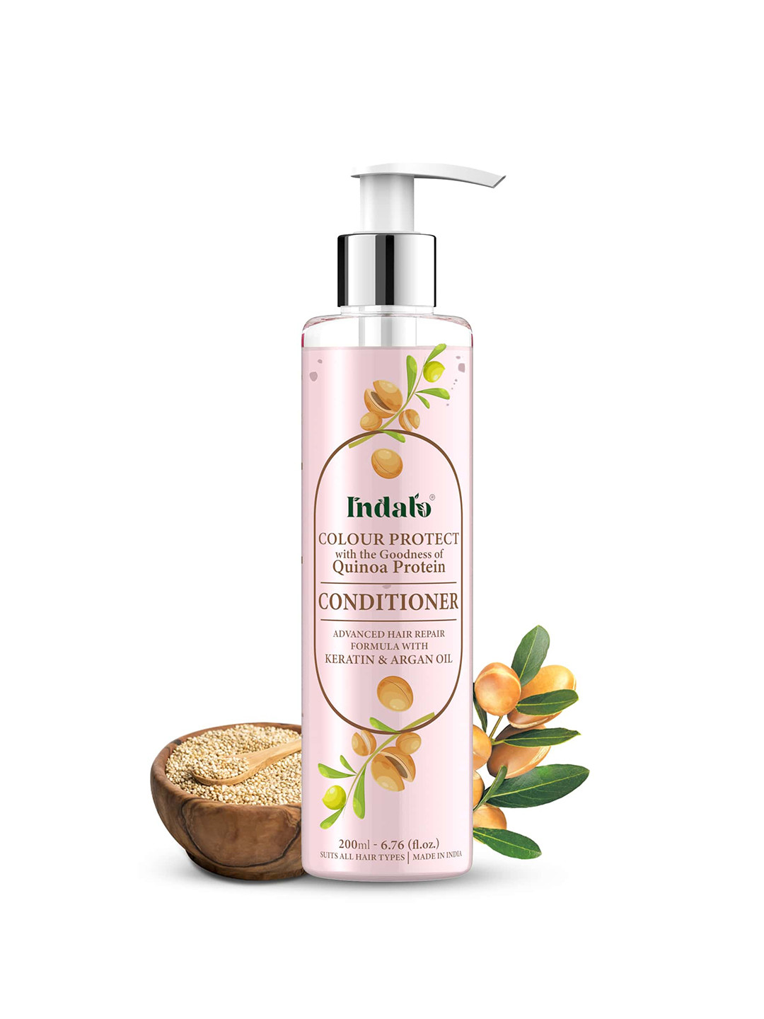 INDALO Quinoa Protein Colour Protect Conditioner for Hair & Damaged Hair Repair - 200 ml