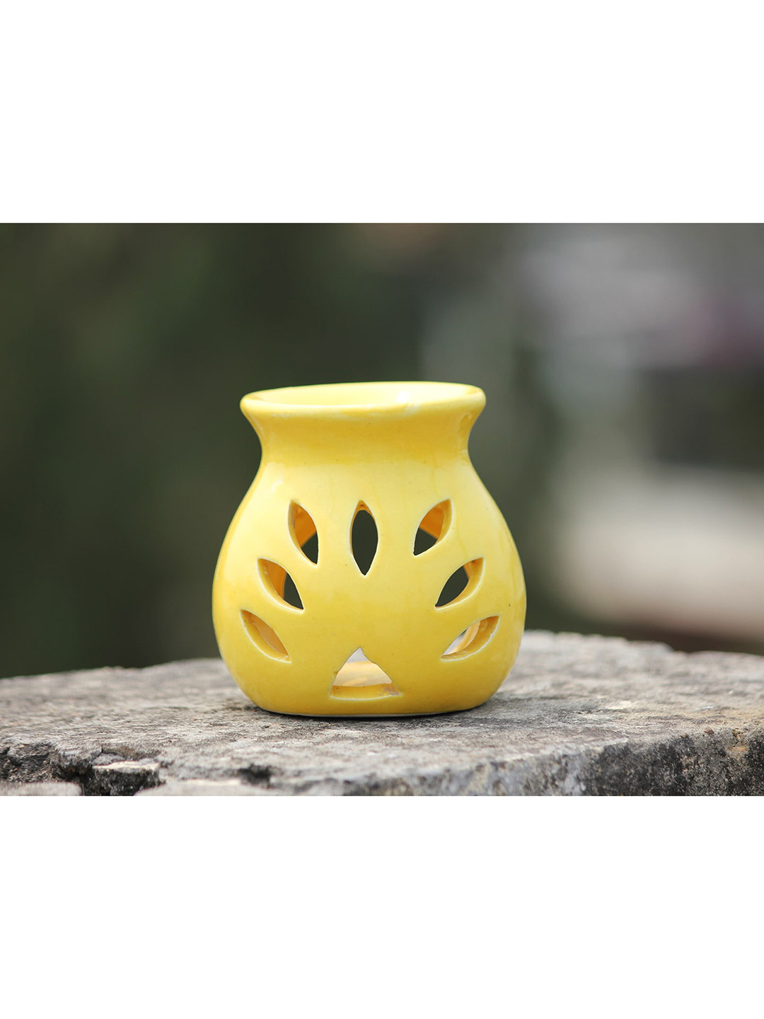 Brahmz Yellow Ceramic Aroma Oil Diffusers