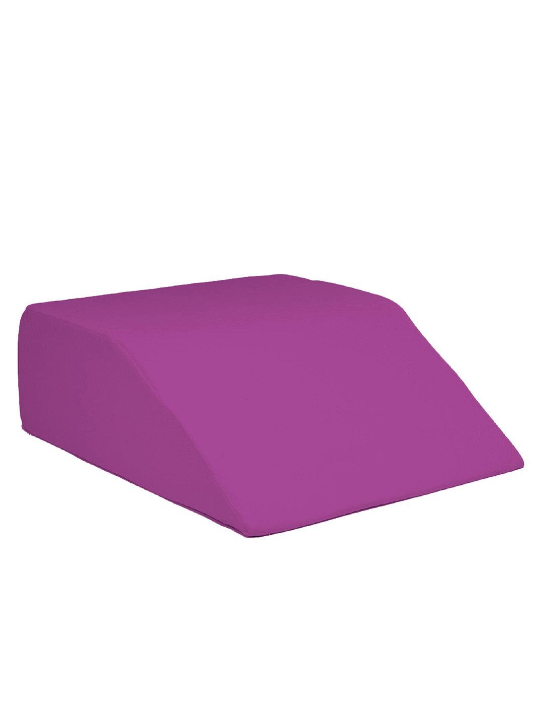 Pum Pum Leg Rest Elevation Purple Solid Faux Velvet Medium Polyurethane Foam Therapedic Pillow-20.32 x 53.34 x 60.96 cm