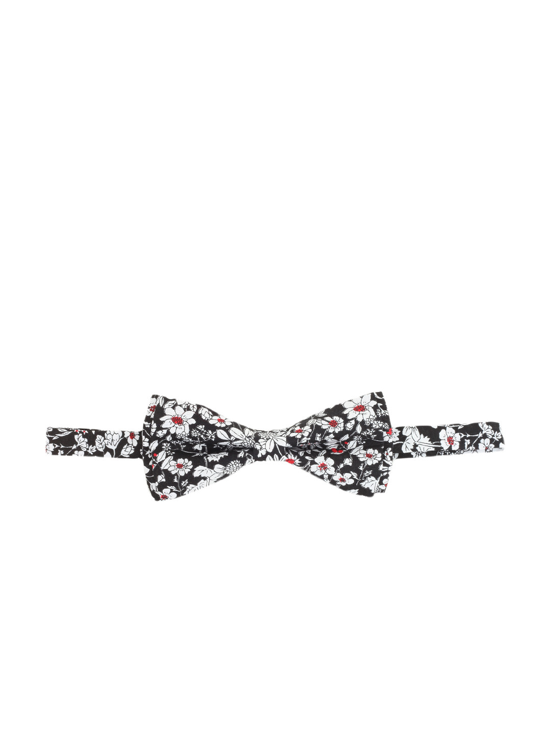 Alvaro Castagnino Black Floral Print Bow Tie