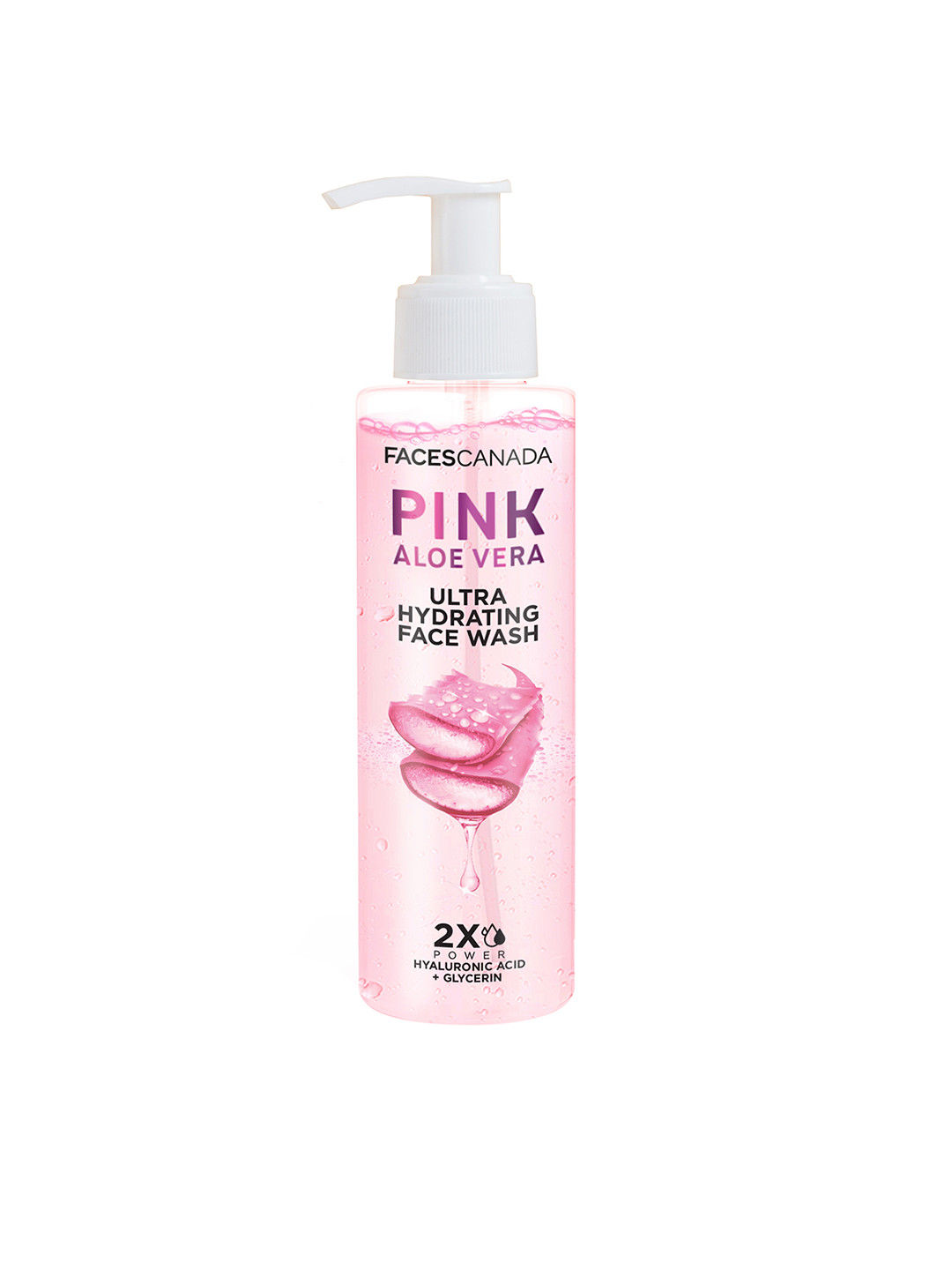 FACES CANADA Ultra Hydrating Pink Aloe Vera Non-drying Cleanser Face Wash - 100ml