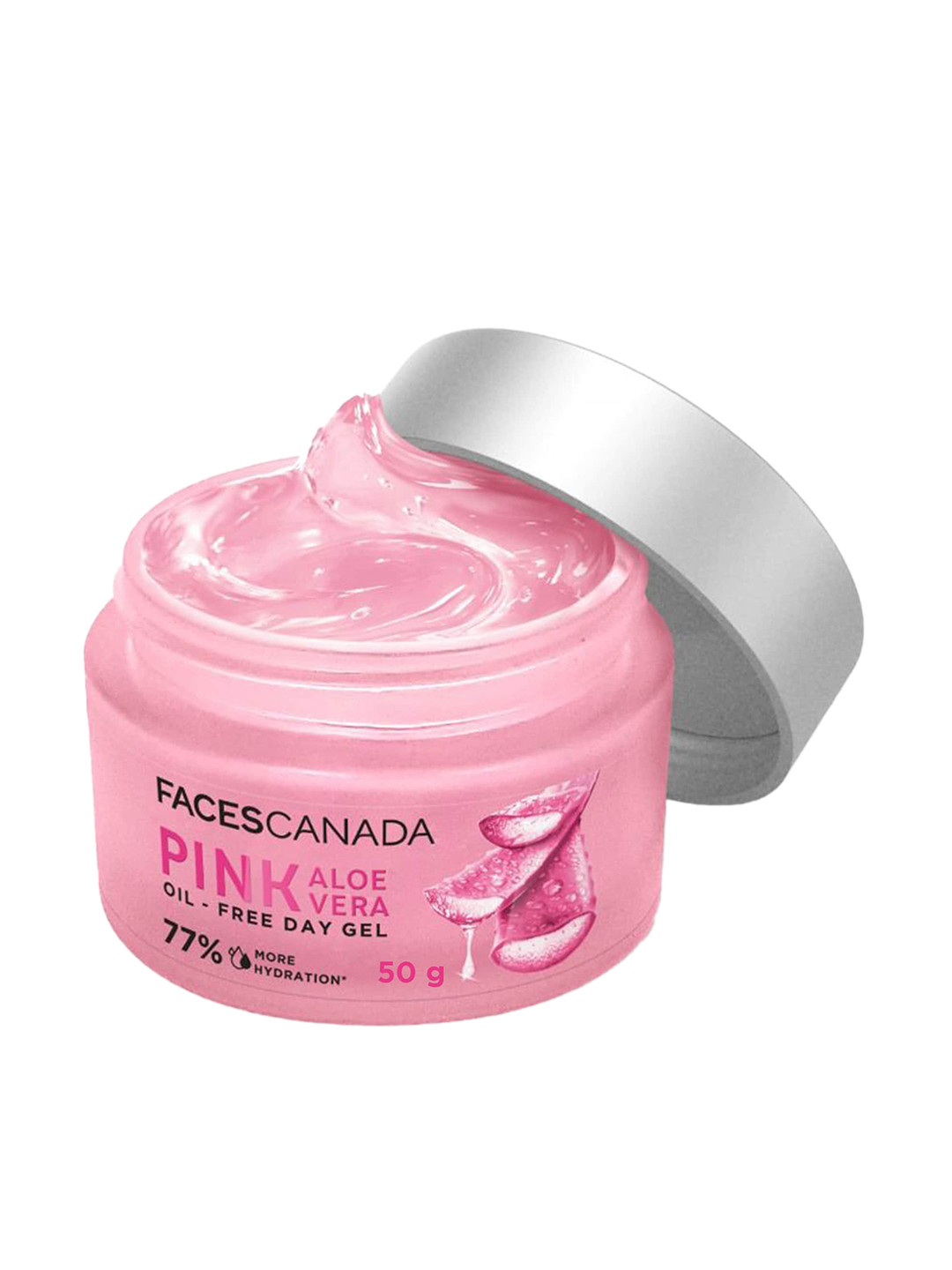 FACES CANADA Intense Hydration 1.5% Hyaluronic Acid Pink Aloe Vera Oil-Free Day Gel - 50g
