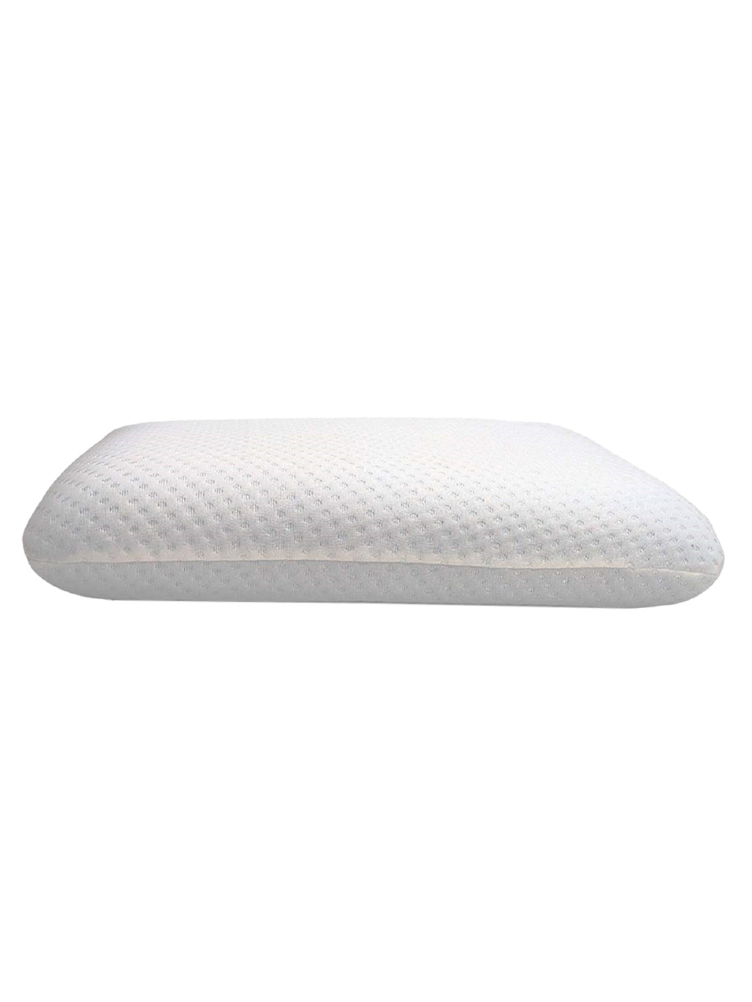 Pum Pum White Solid Polycotton Medium Memory Foam Sleep Pillow-68.58 x 43.18 x 12.7 cm