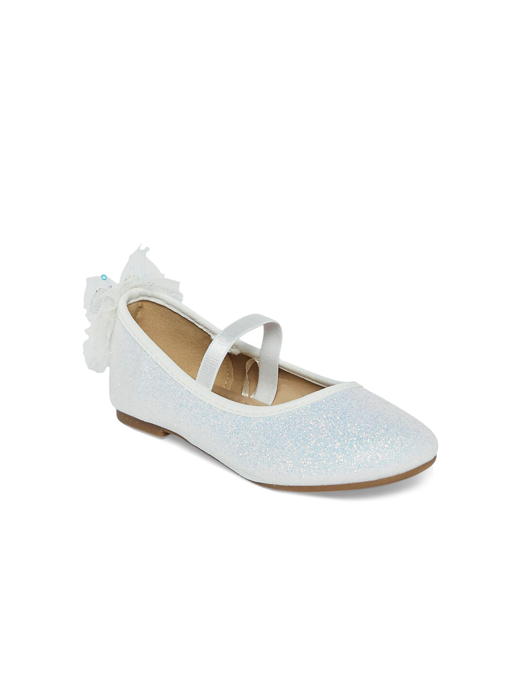 Pantaloons Junior Girls White Embellished Flats
