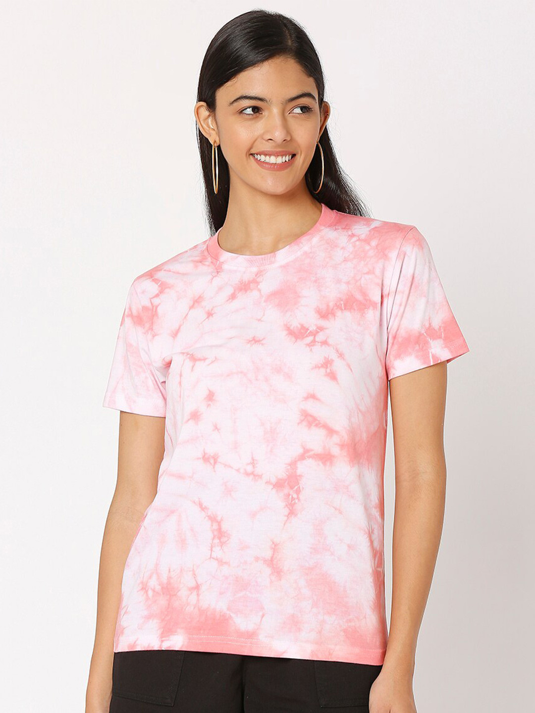 Smarty Pants Women Magenta & bright gray Printed T-shirt