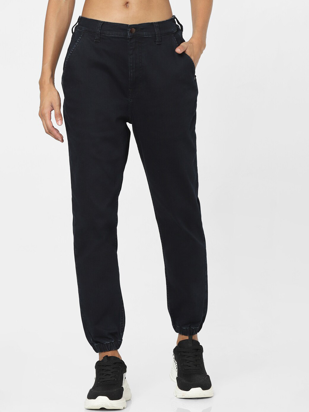 ONLY Women Black High-Rise Jeans